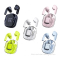 2023 Air31 Crystal Portable Bluetooth LED Display Mini Wireless Earbuds Headphones for Gaming